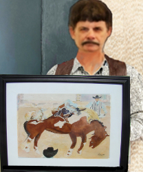 Medal Winner Greg Blancett Bronco Rider