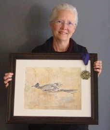 Medal Winner Kelly Beckworth Road Runner in Flight